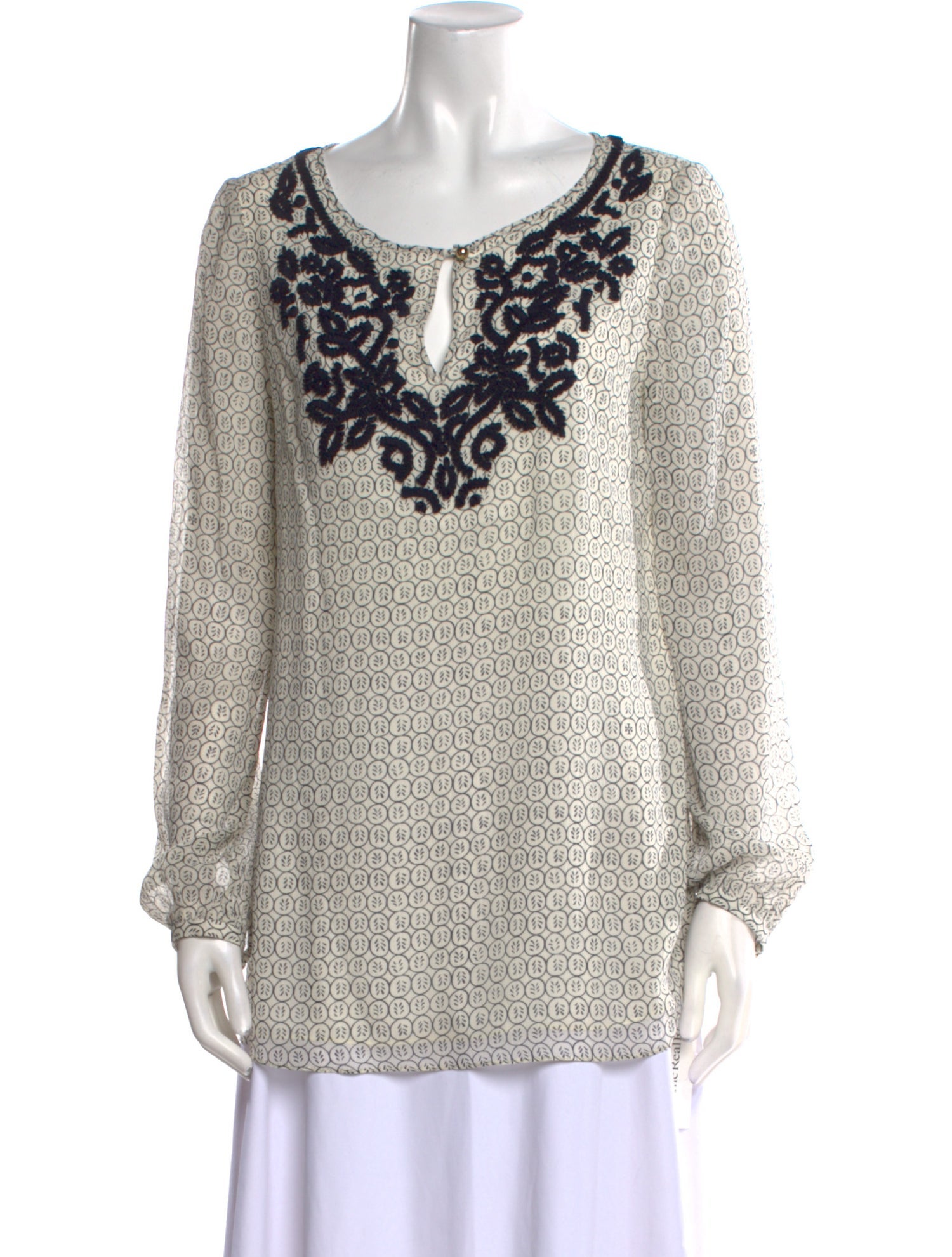 Tory Burch Silk Printed Tunic