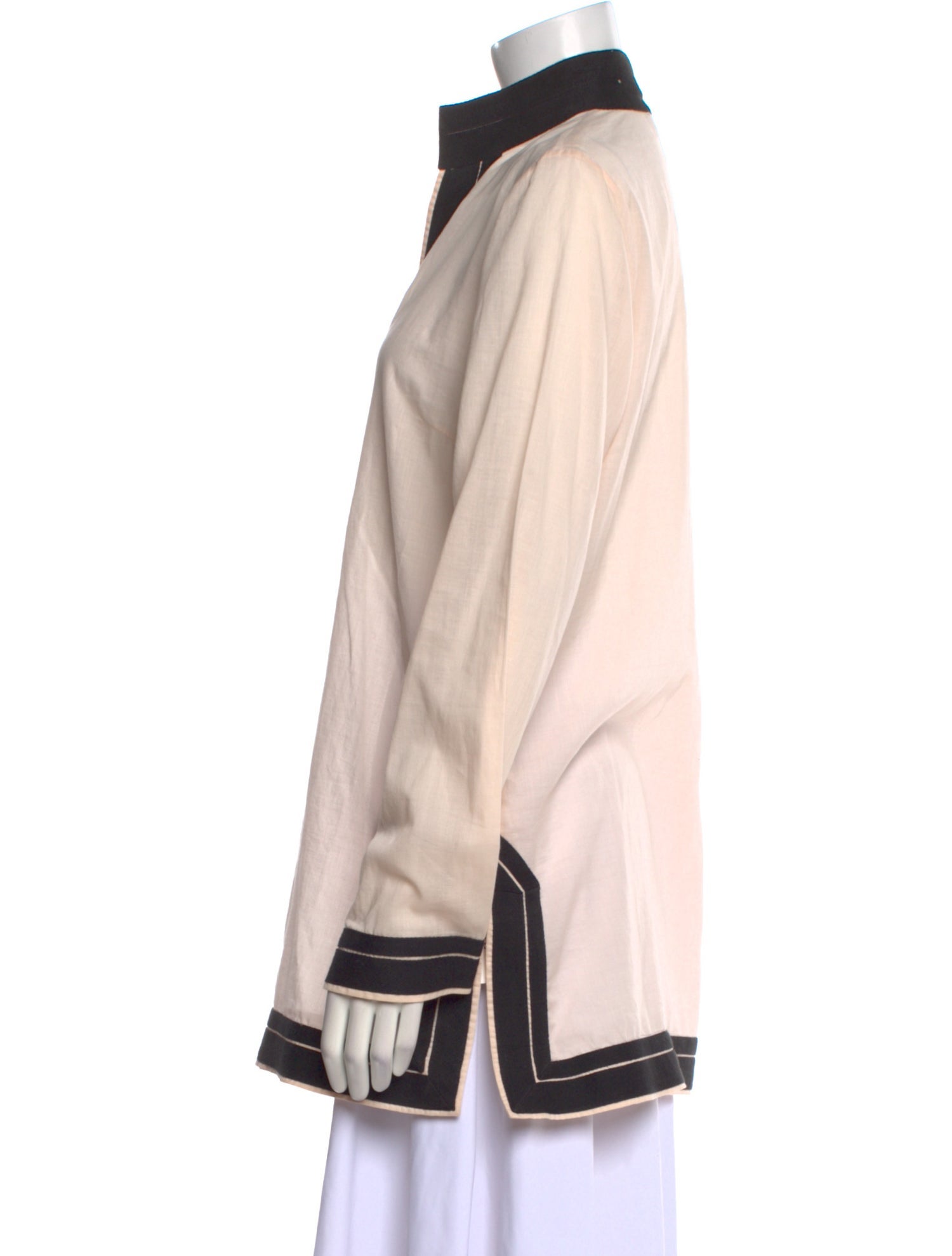 Tory Burch V-Neck Long Sleeve Tunic