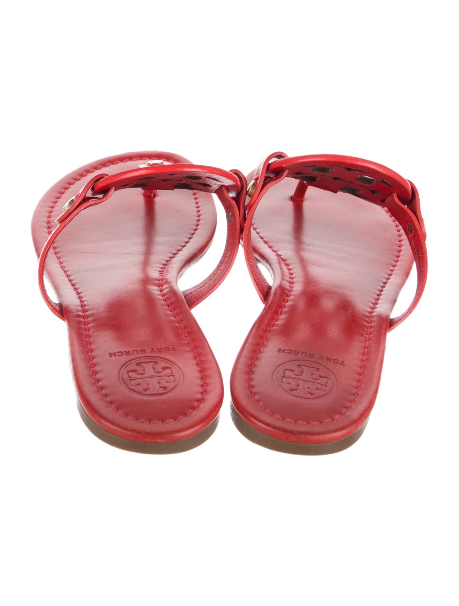 Tory Burch Leather Slides