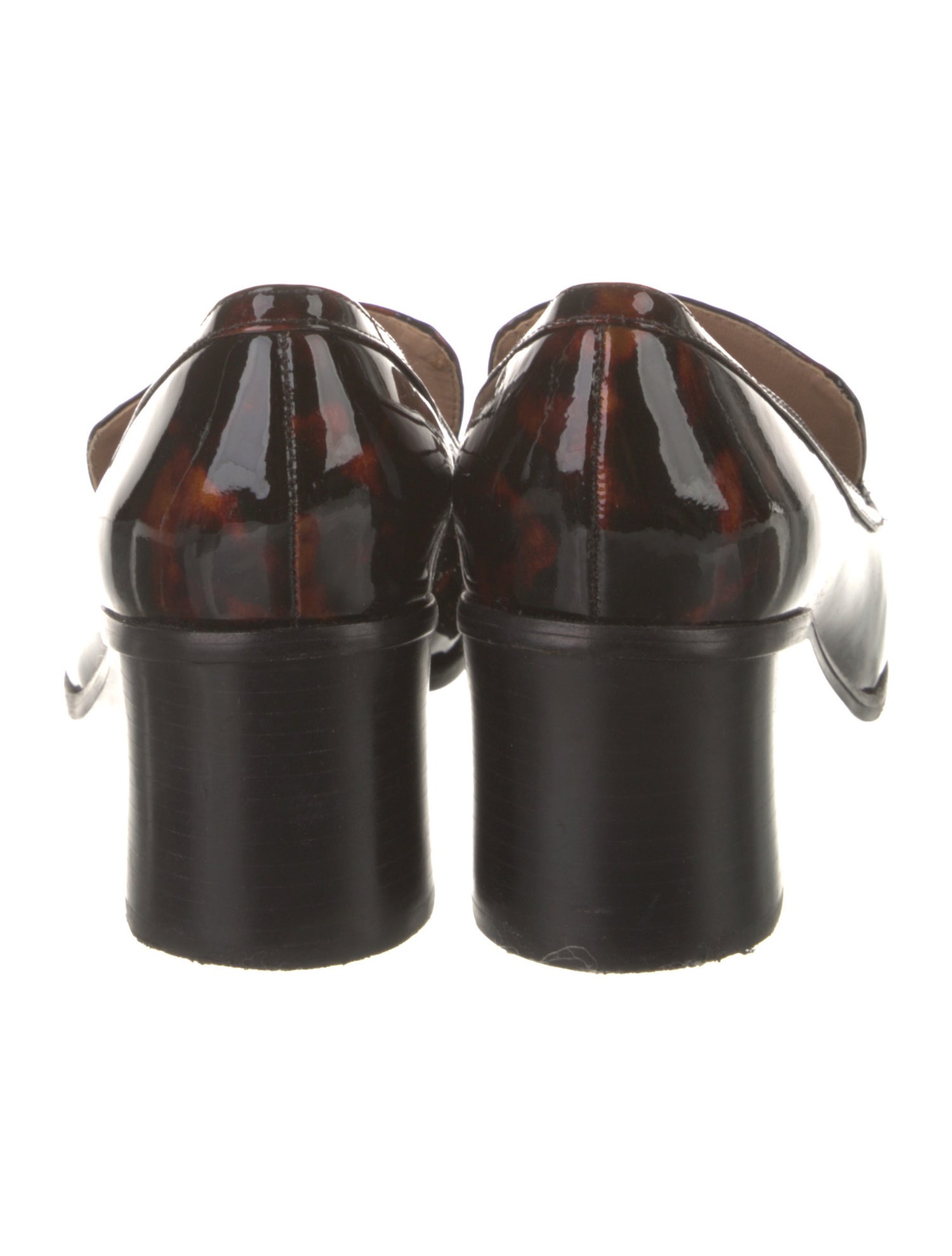 Tory Burch Patent Leather Animal Print Pumps