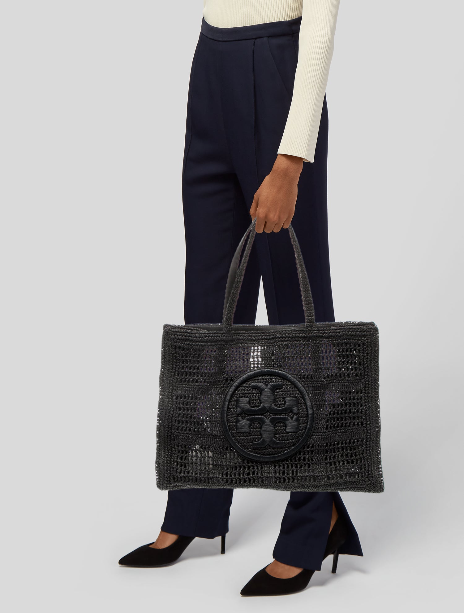 Tory Burch Raffia Tote