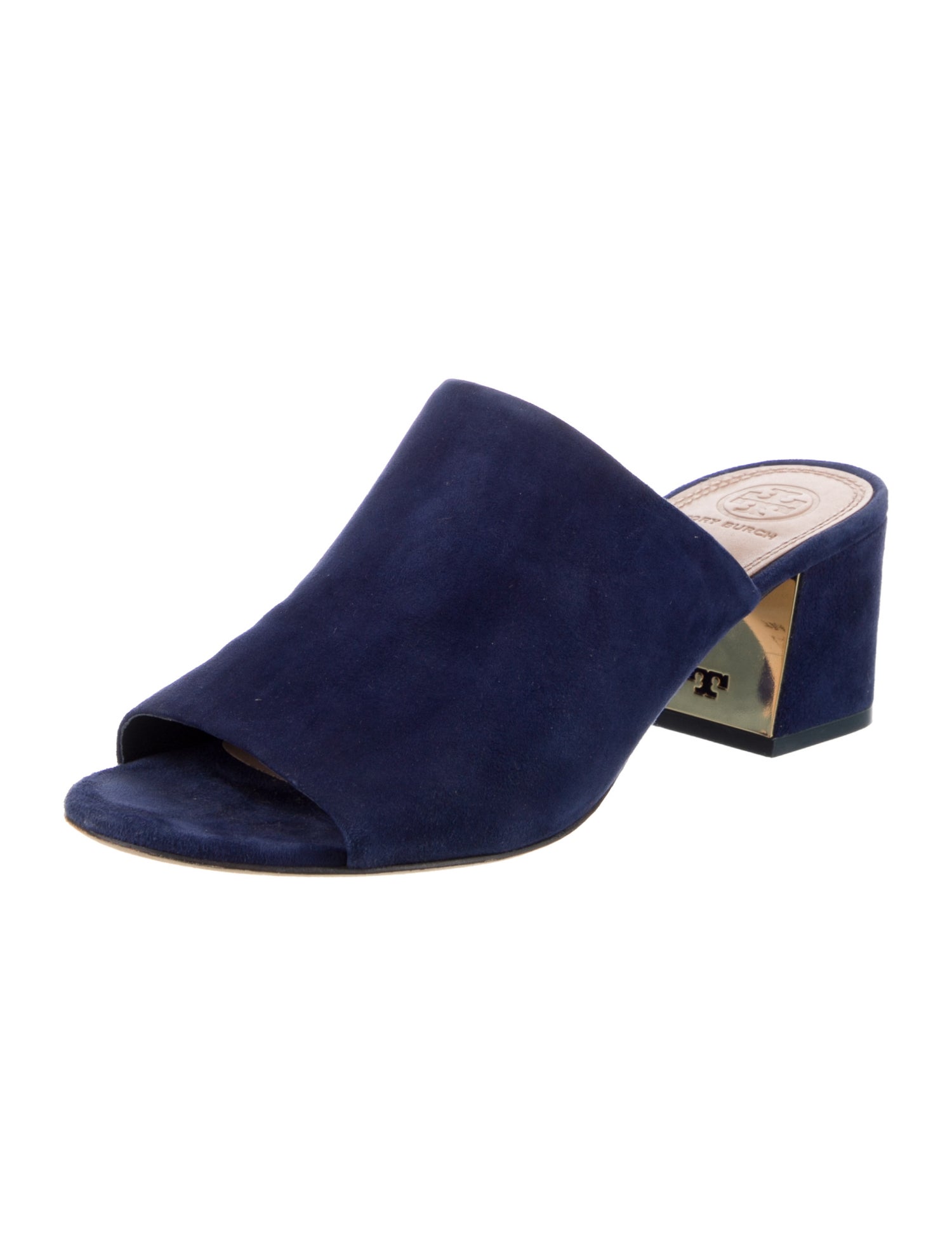 Tory Burch Suede Slides