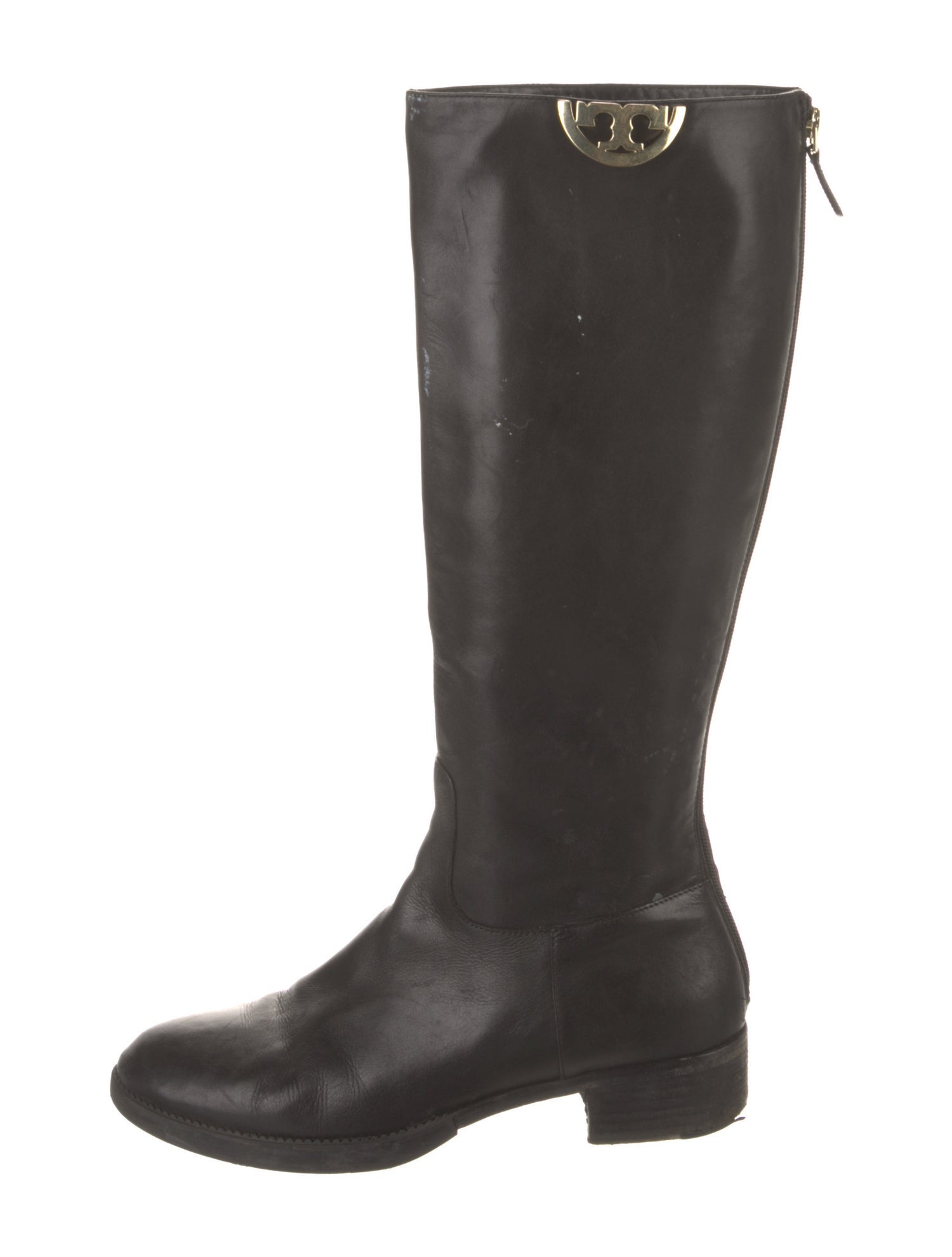 Tory Burch Leather Riding Boots