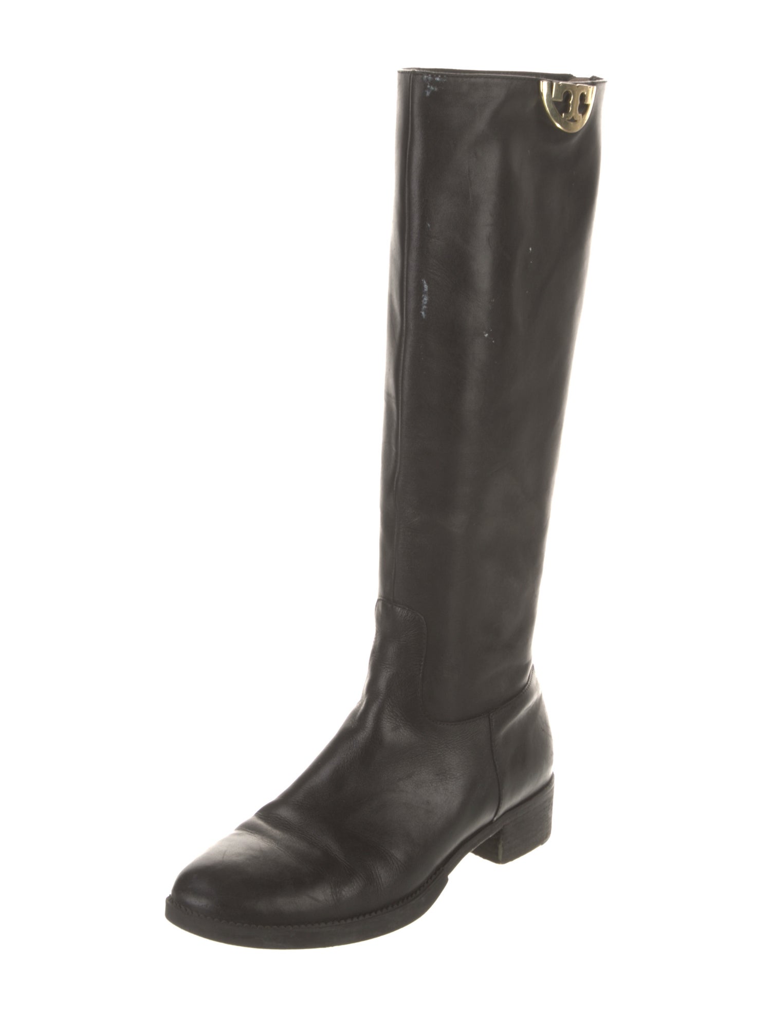 Tory Burch Leather Riding Boots