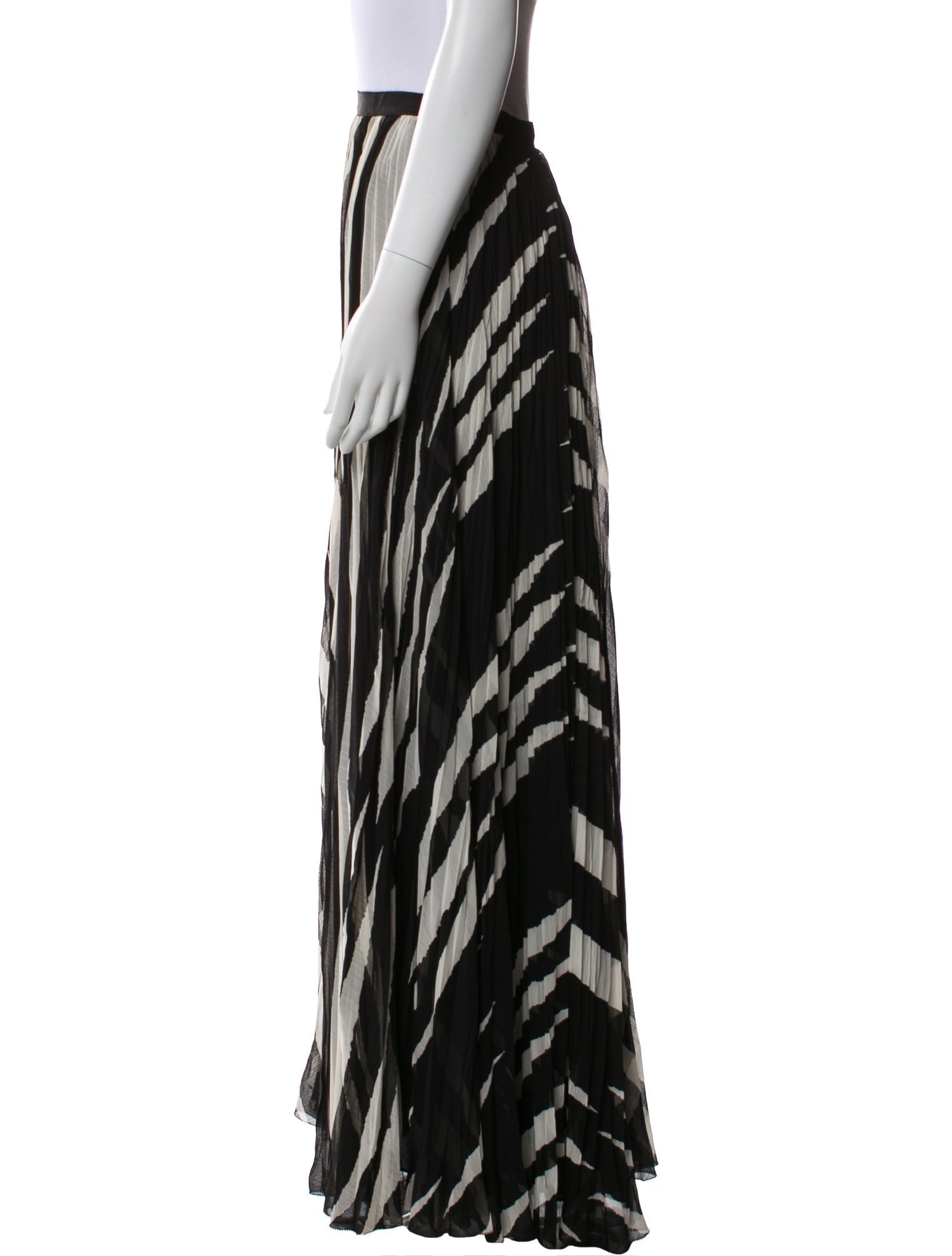 Tory Burch Striped Long Skirt