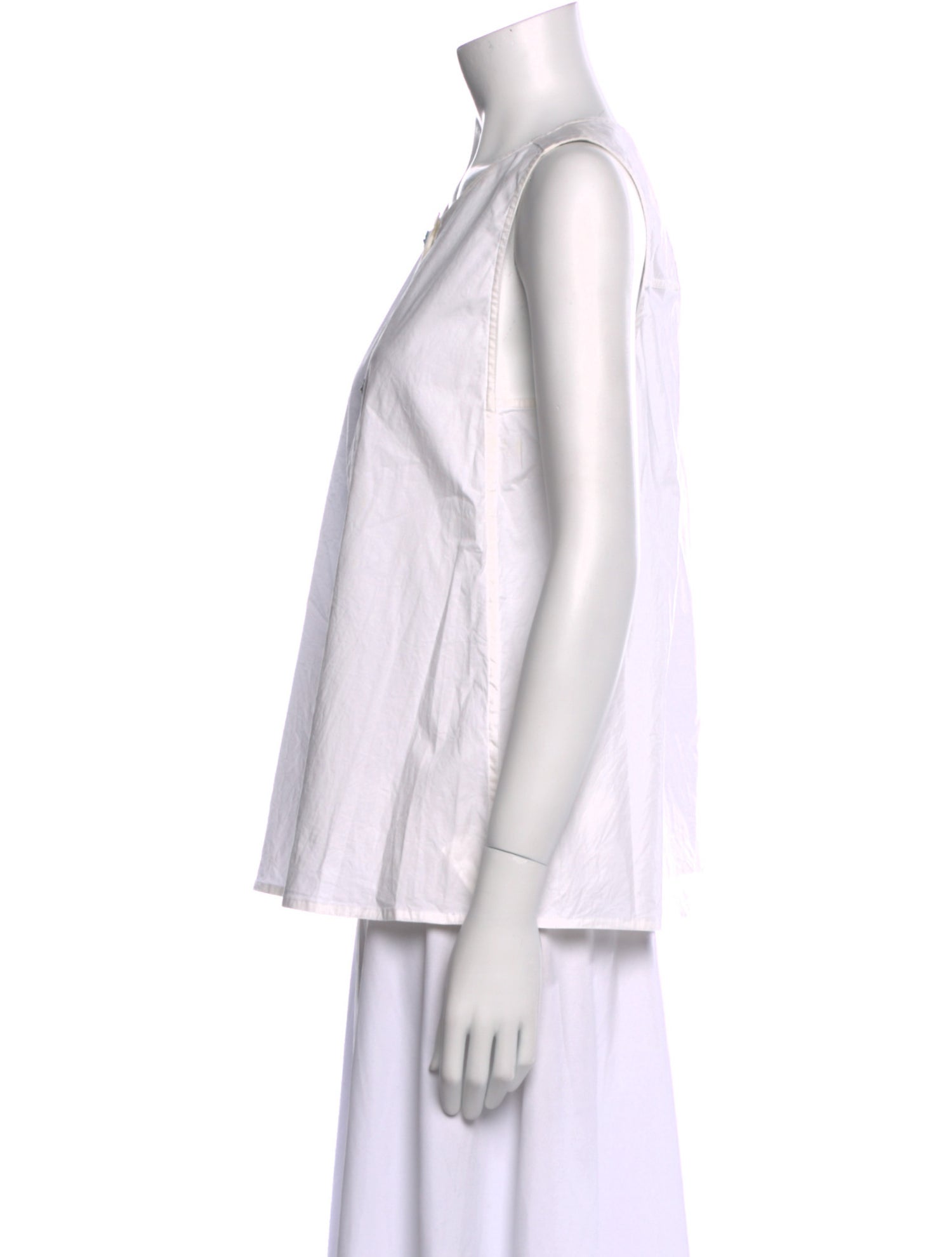 Tory Burch Scoop Neck Sleeveless Top