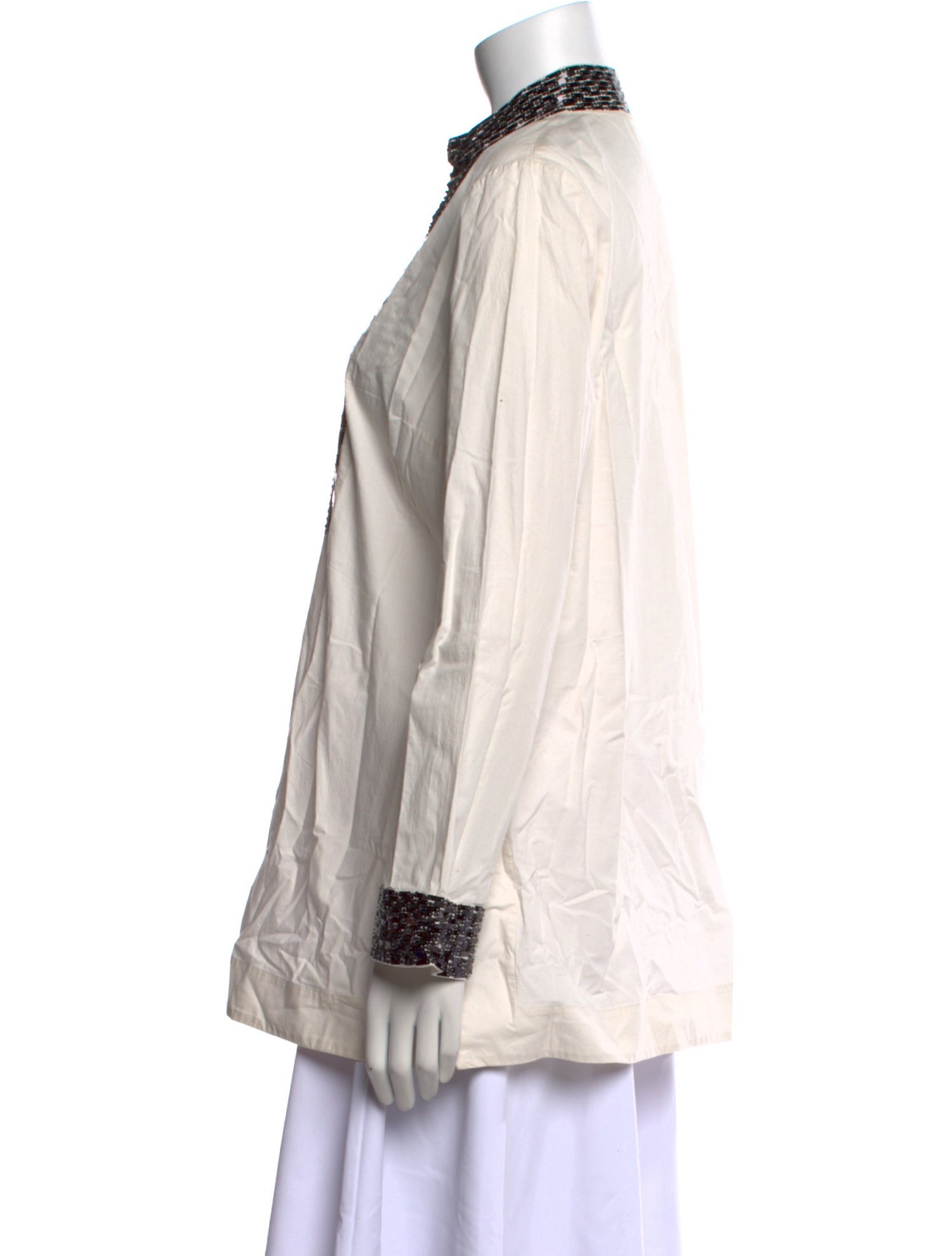 Tory Burch V-Neck Long Sleeve Tunic