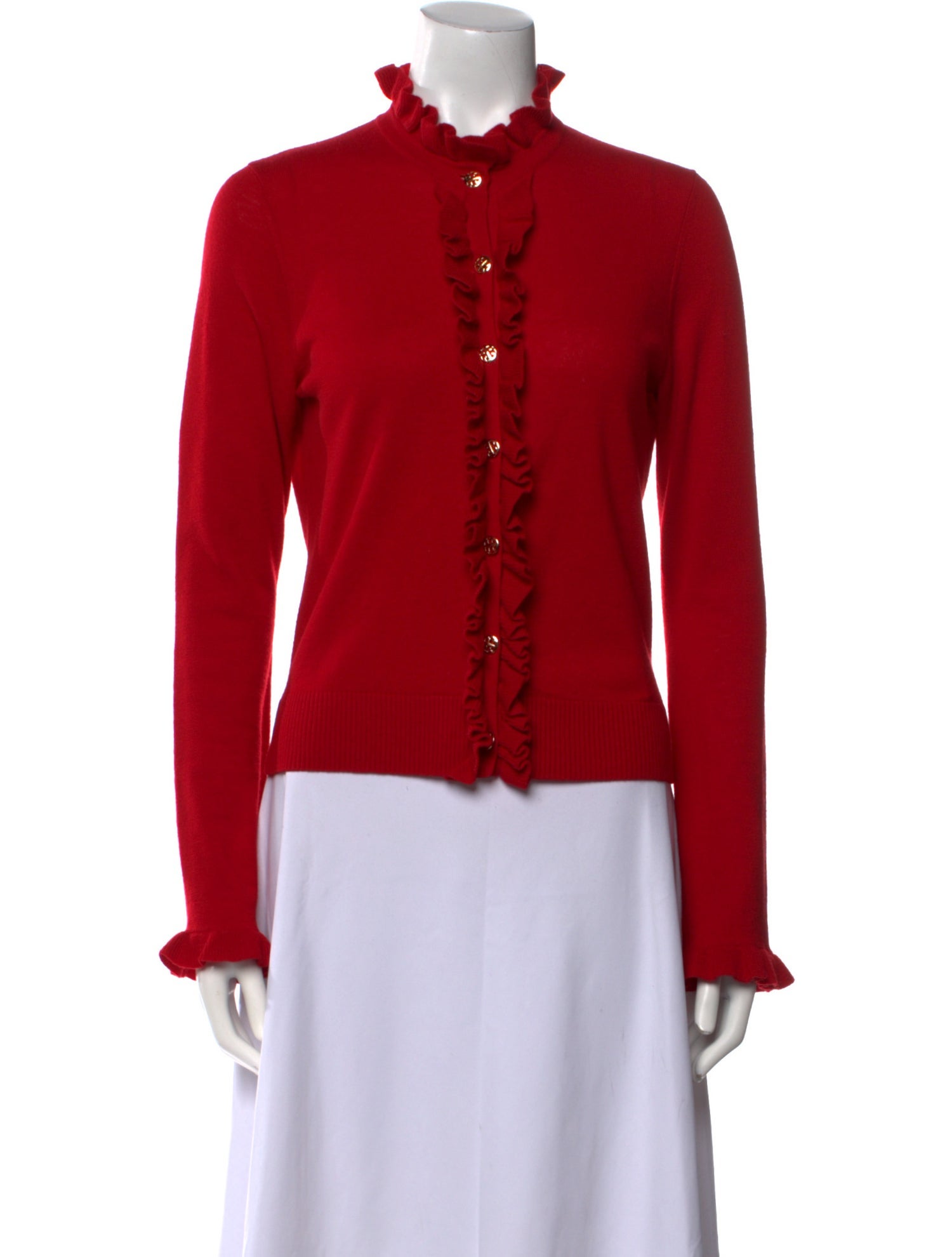 Tory Burch Wool Mock Neck Sweater