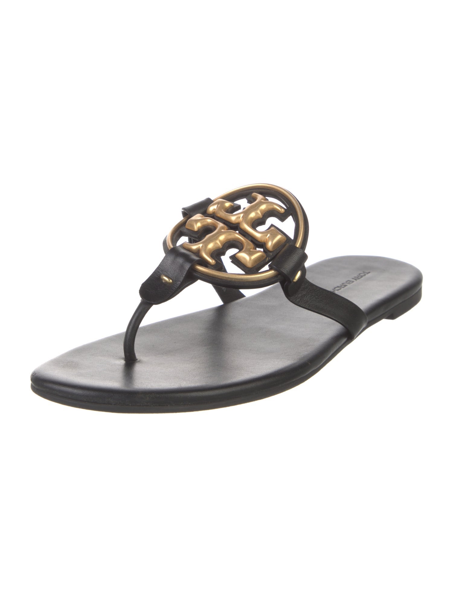 Tory Burch Leather Slides