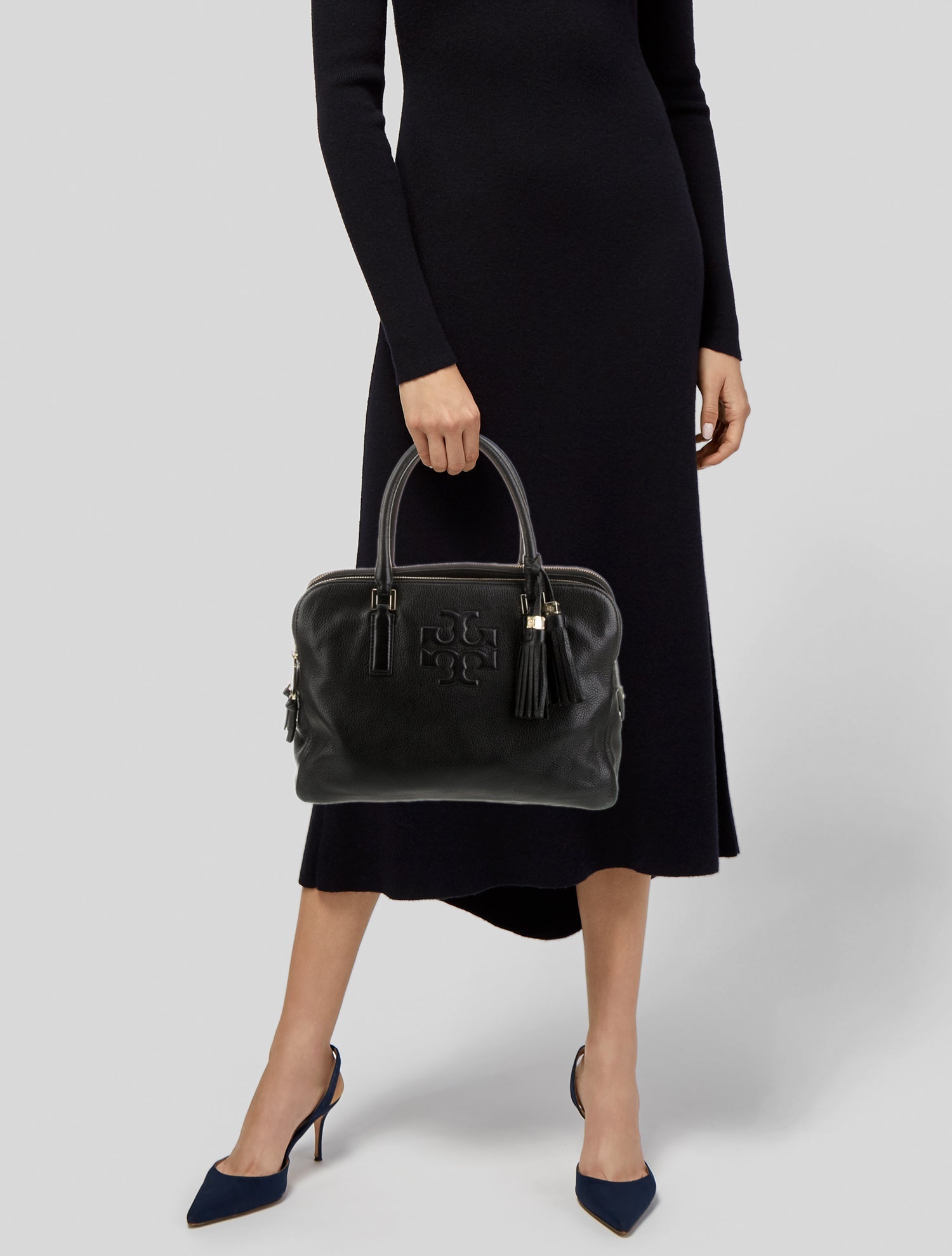 Tory Burch Leather Top Handle Bag