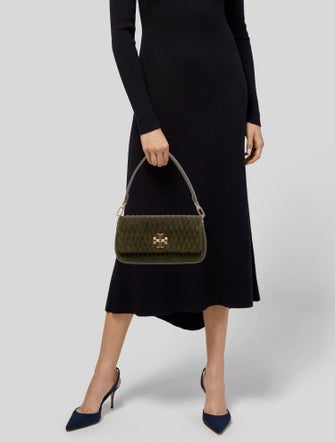 Tory Burch Suede Shoulder Bag