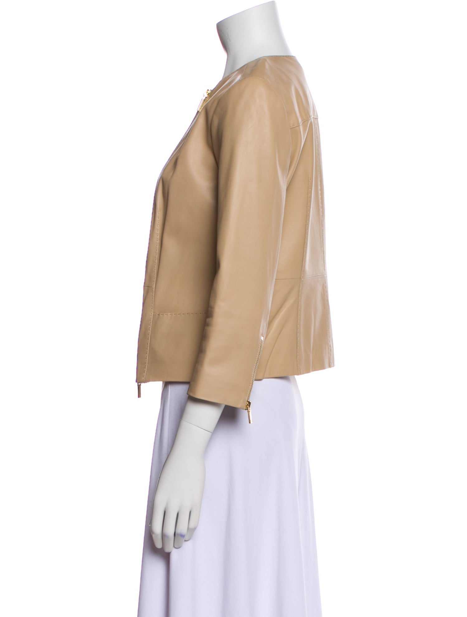 Tory Burch Leather Biker Jacket