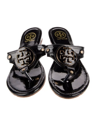 Tory Burch Patent Leather Slides
