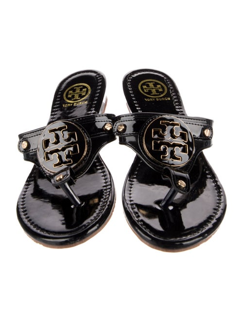 Tory Burch Patent Leather Slides