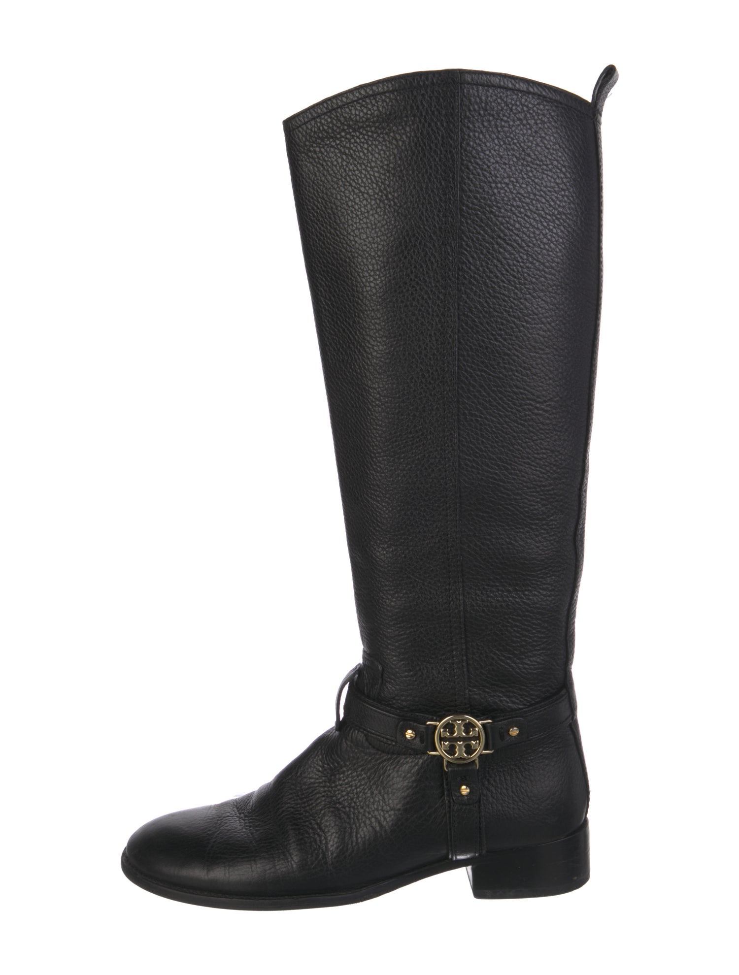 Tory Burch Leather Riding Boots