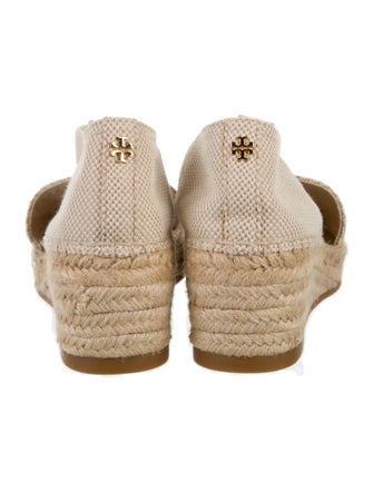 Tory Burch Canvas T-Strap Pumps