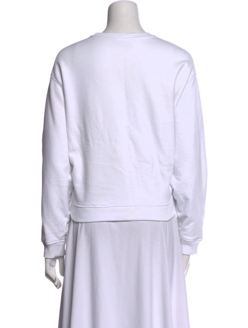 Tory Burch Graphic Print Crew Neck Sweatshirt