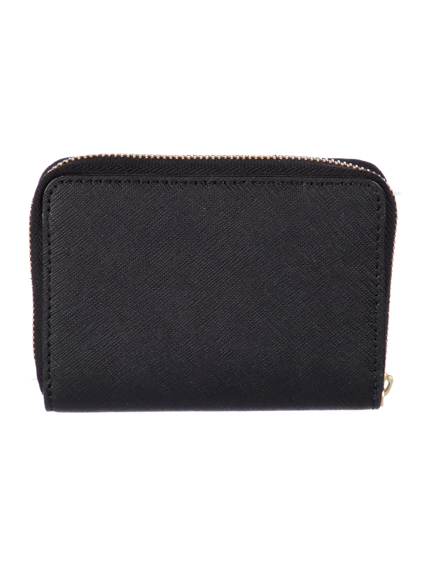 Tory Burch Signature Logo Leather Compact Wallet