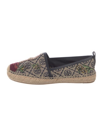 Tory Burch Canvas Printed Espadrilles