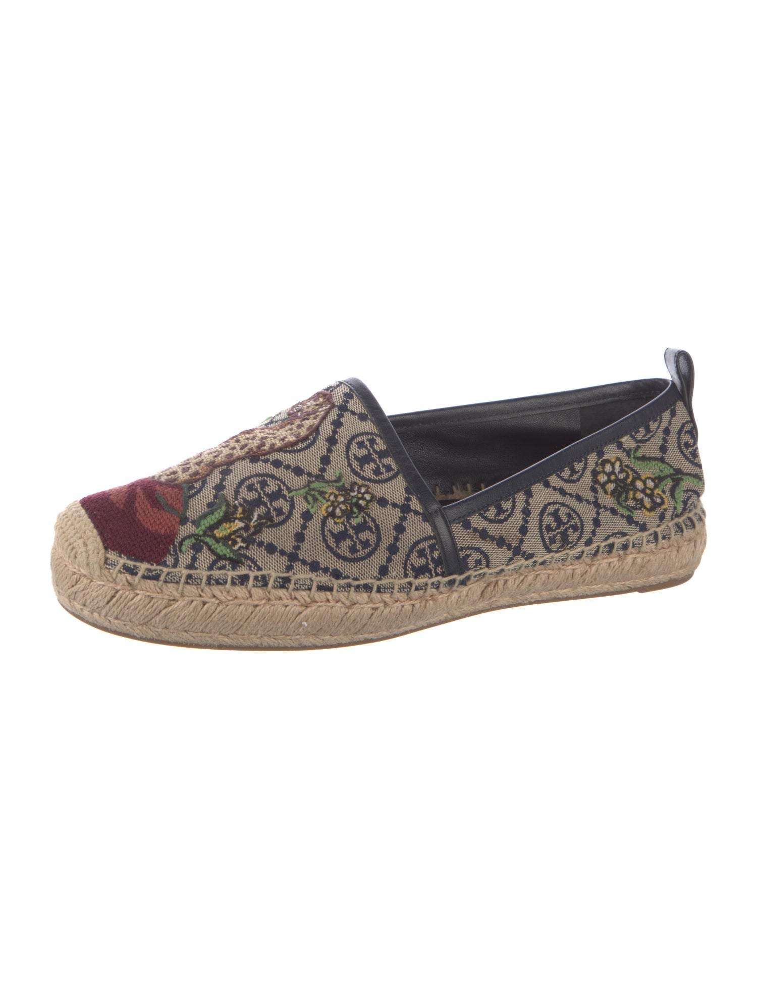 Tory Burch Canvas Printed Espadrilles