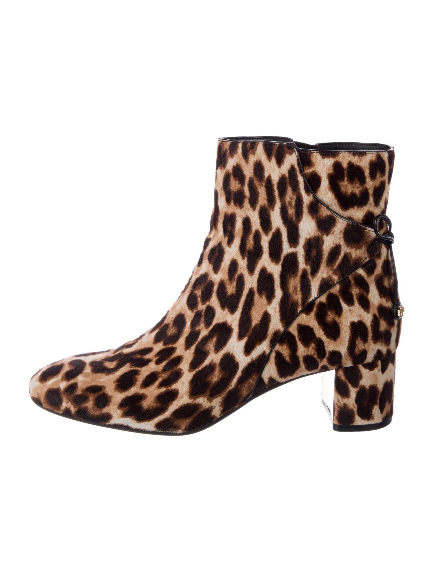 Tory Burch Ponyhair Animal Print Boots