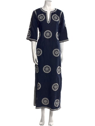 Tory Burch Patterned Long Dress