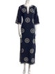 Tory Burch Patterned Long Dress