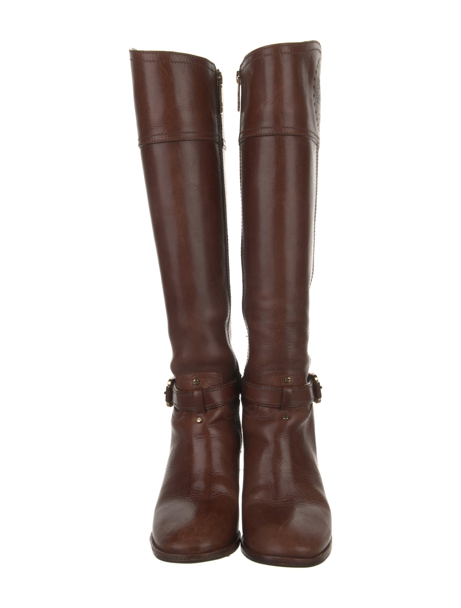 Tory Burch Leather Riding Boots
