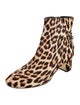 Tory Burch Ponyhair Animal Print Boots