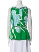 Tory Burch Linen Printed Top