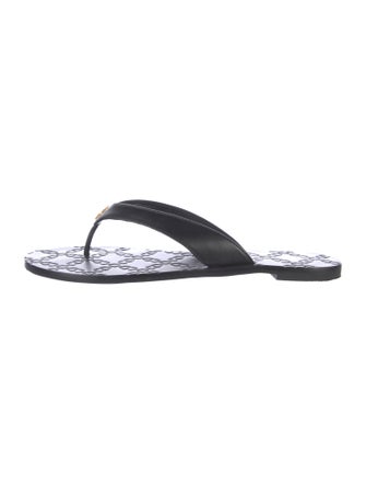 Tory Burch Leather Flip Flops