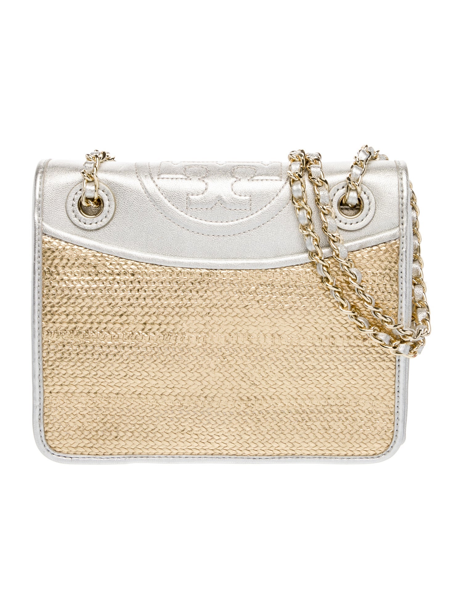 Tory Burch Straw Shoulder Bag