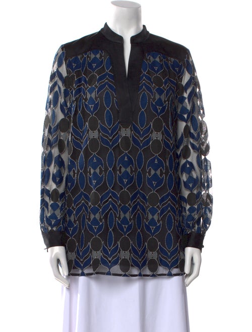 Tory Burch Printed V-Neck Tunic