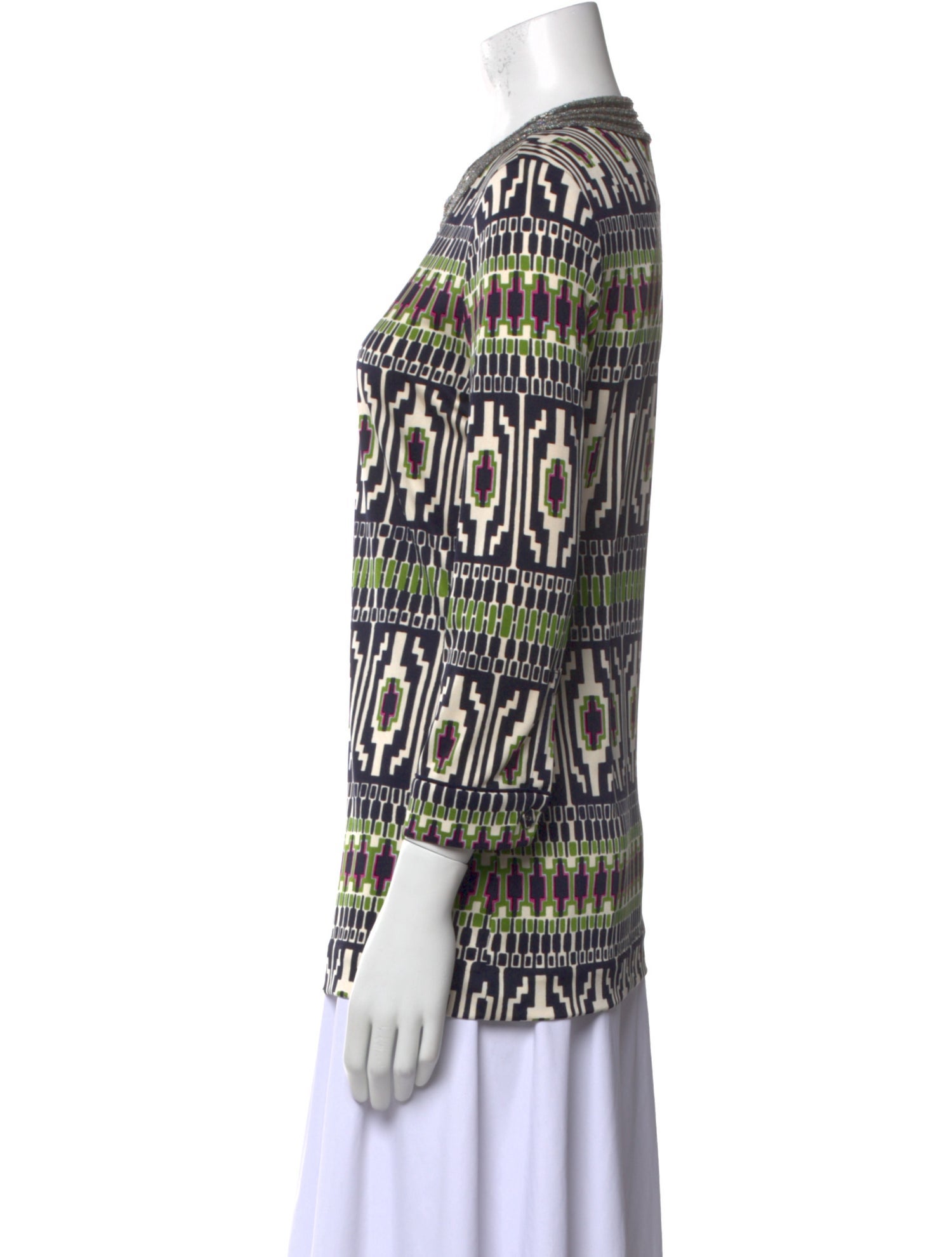 Tory Burch Silk Printed Tunic
