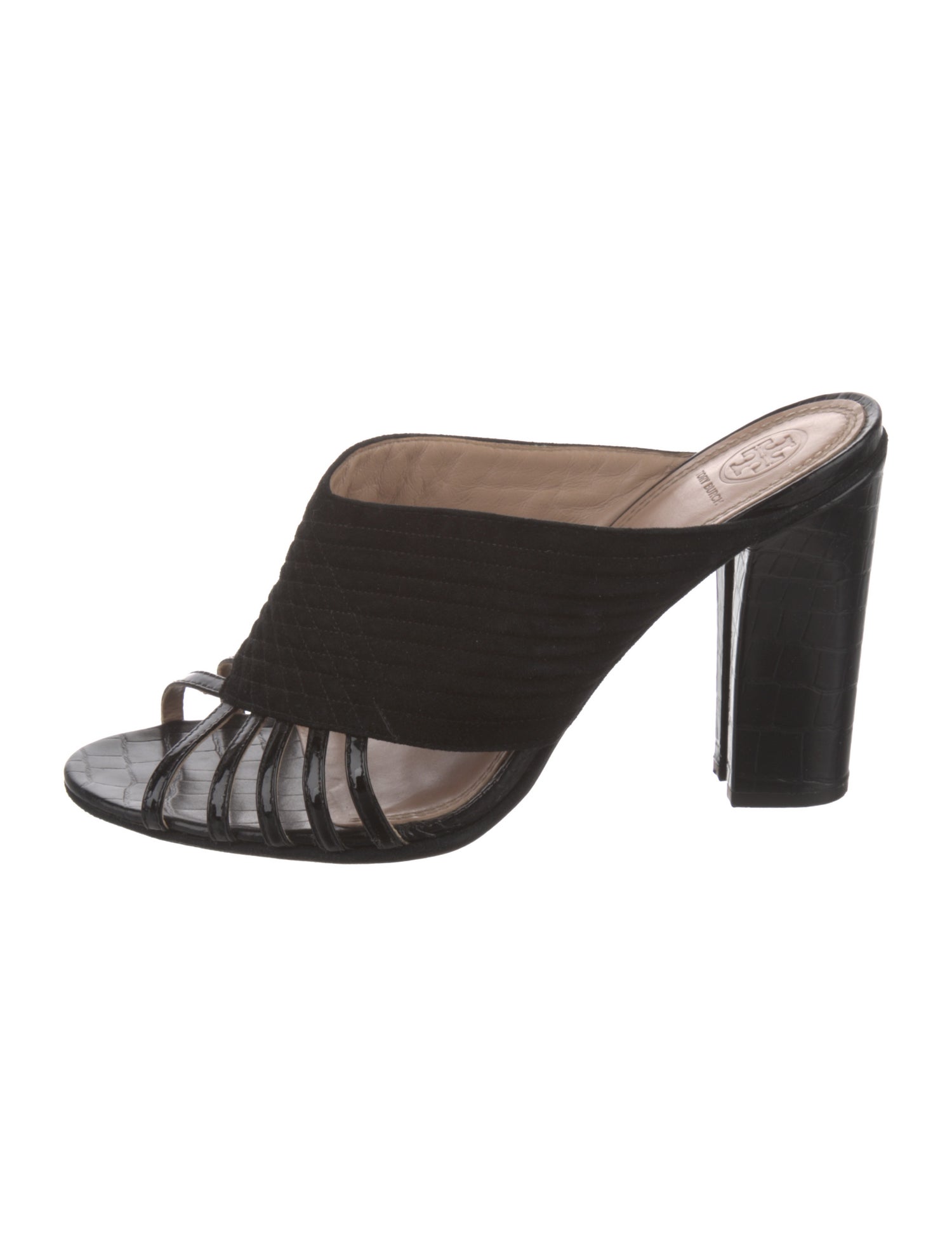 Tory Burch Suede Slides