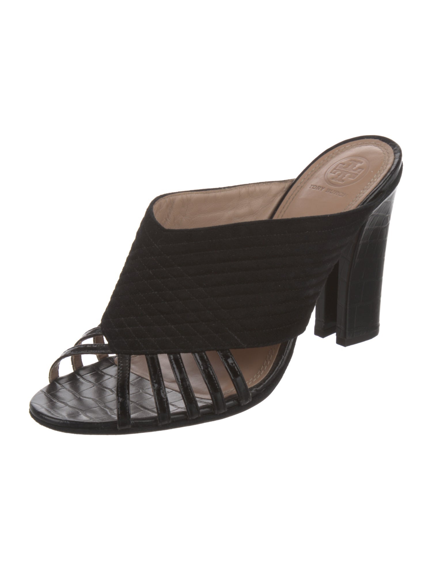 Tory Burch Suede Slides