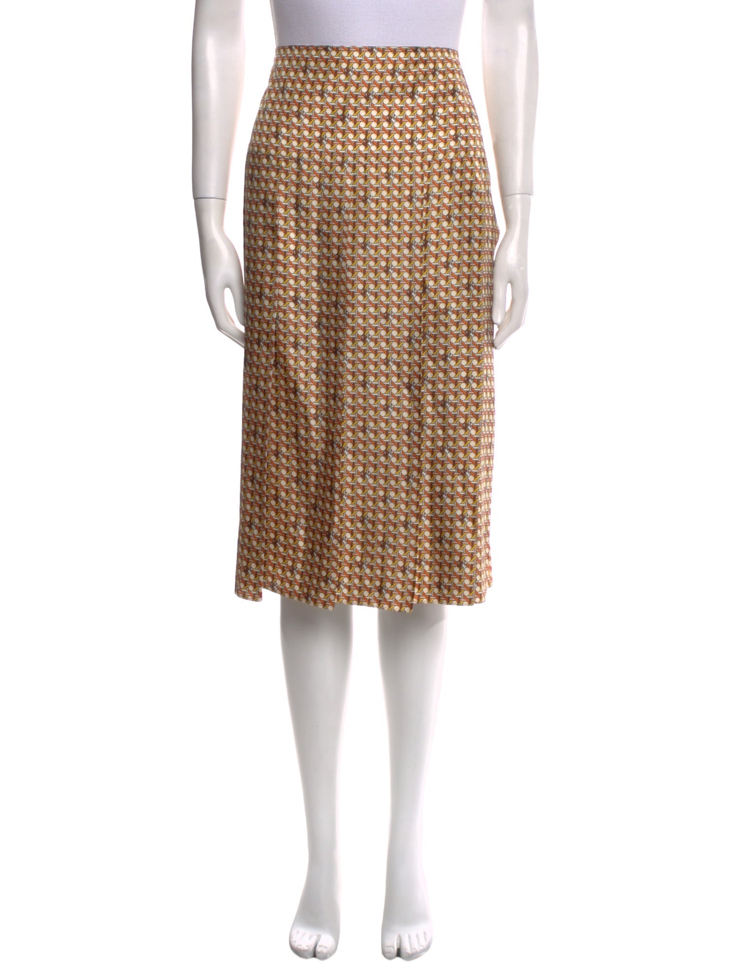 Tory Burch Silk Knee-Length Skirt w/ Tags