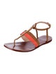 Tory Burch Suede T-Strap Sandals