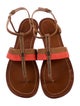 Tory Burch Suede T-Strap Sandals