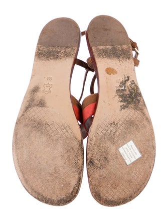 Tory Burch Suede T-Strap Sandals