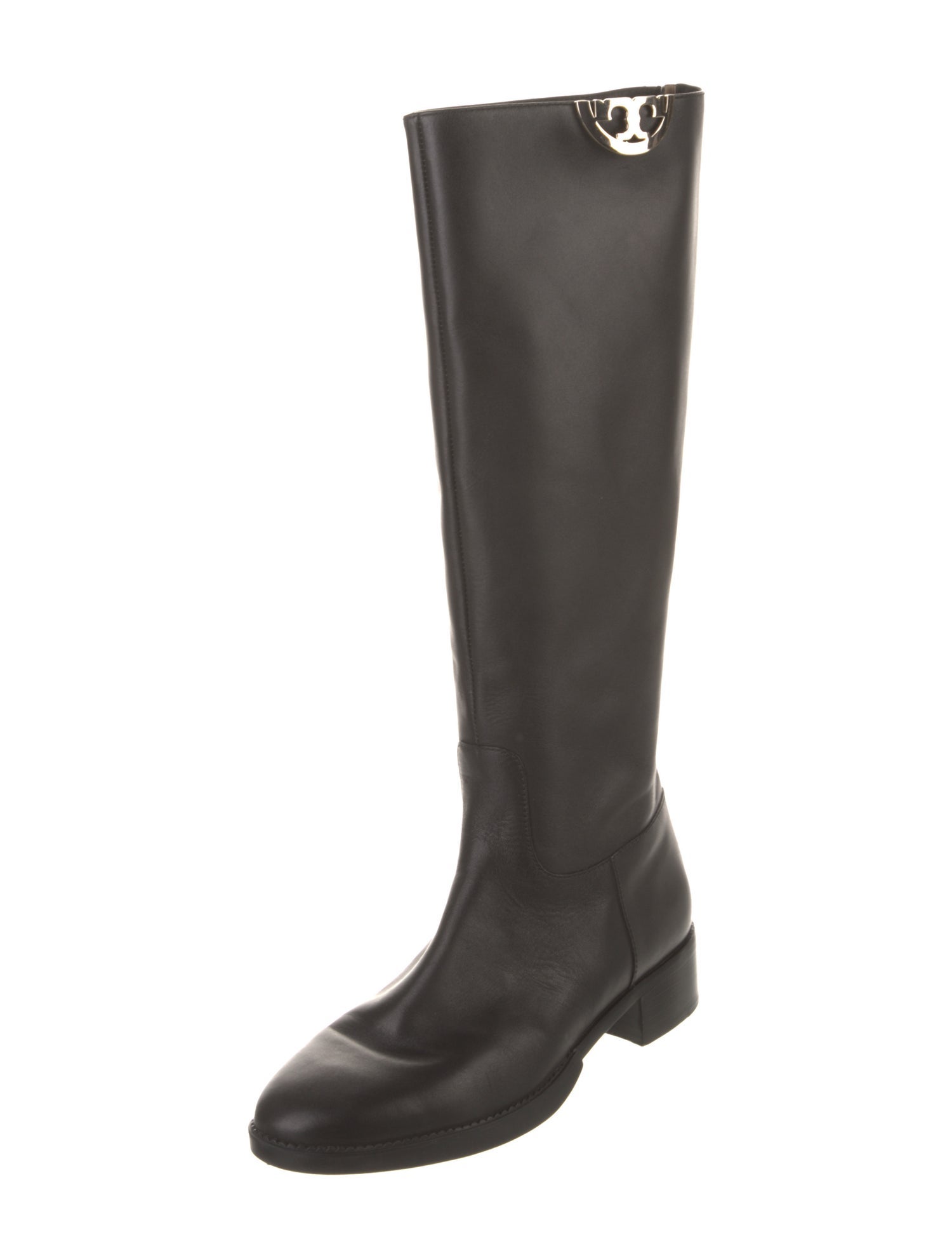 Tory Burch Leather Riding Boots