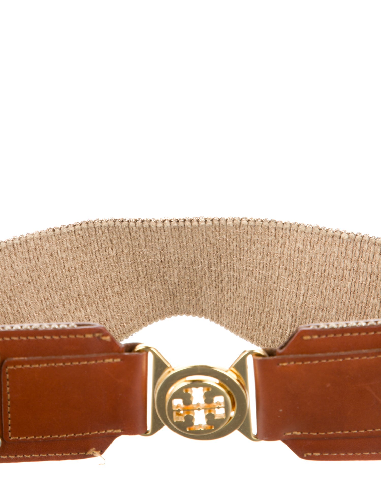 Tory Burch Wide Leather Waist Belt