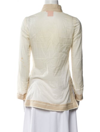 Tory Burch V-Neck Long Sleeve Tunic