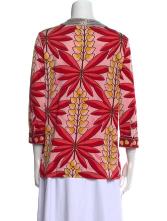 Tory Burch Silk Printed Blouse