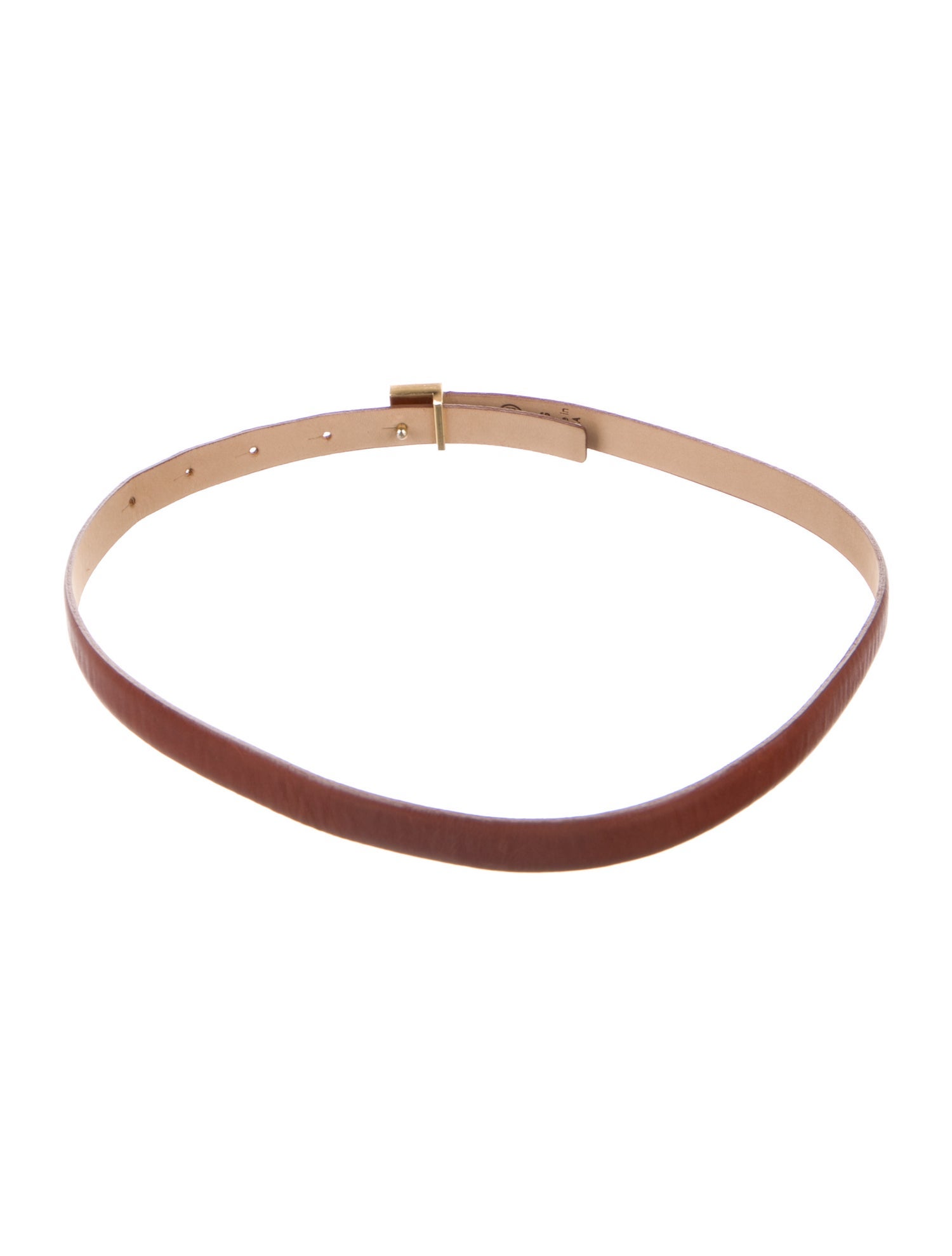 Tory Burch Skinny Leather Belt