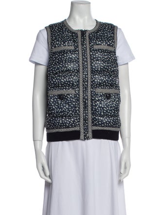 Tory Burch Printed Down Jacket
