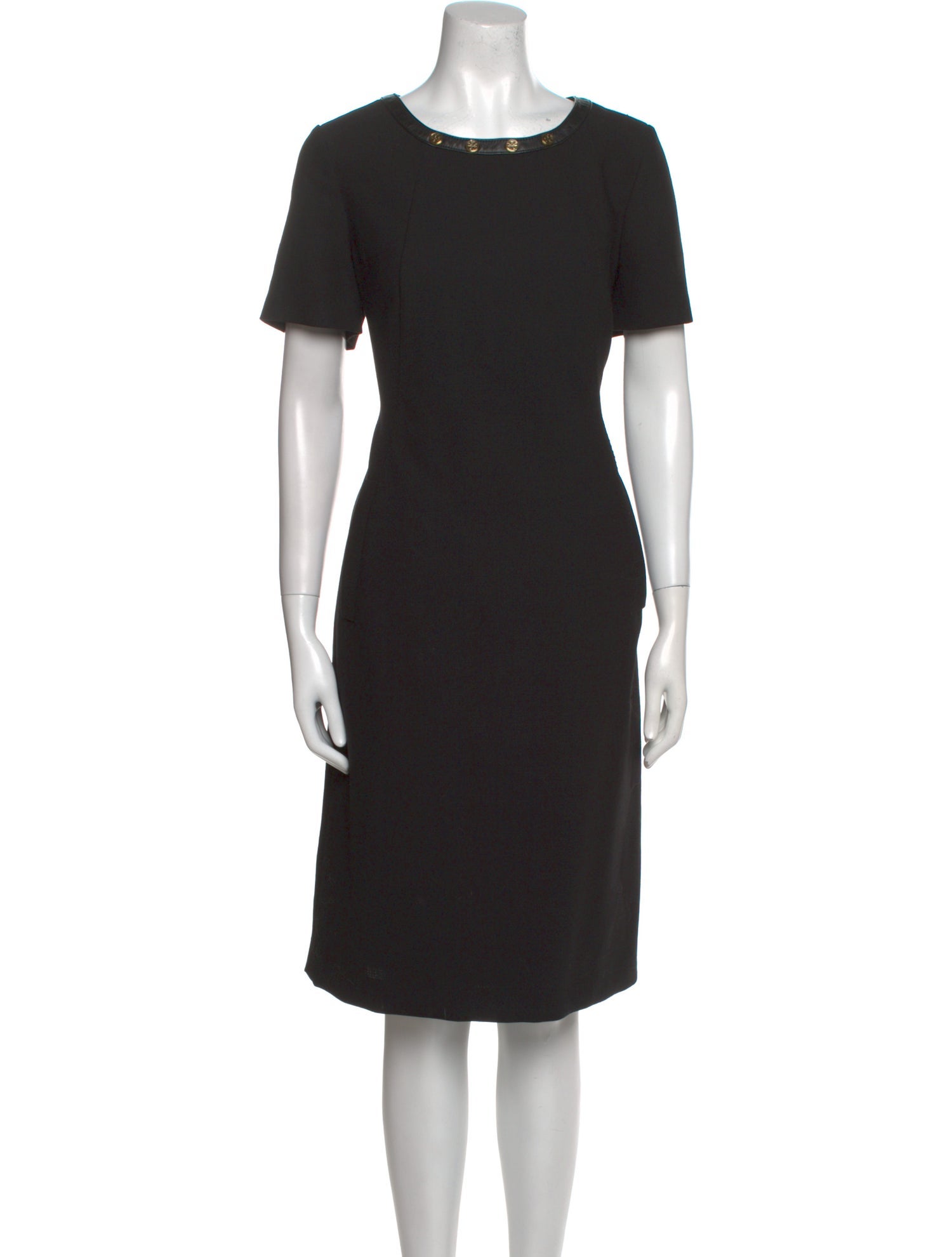 Tory Burch Scoop Neck Midi Length Dress
