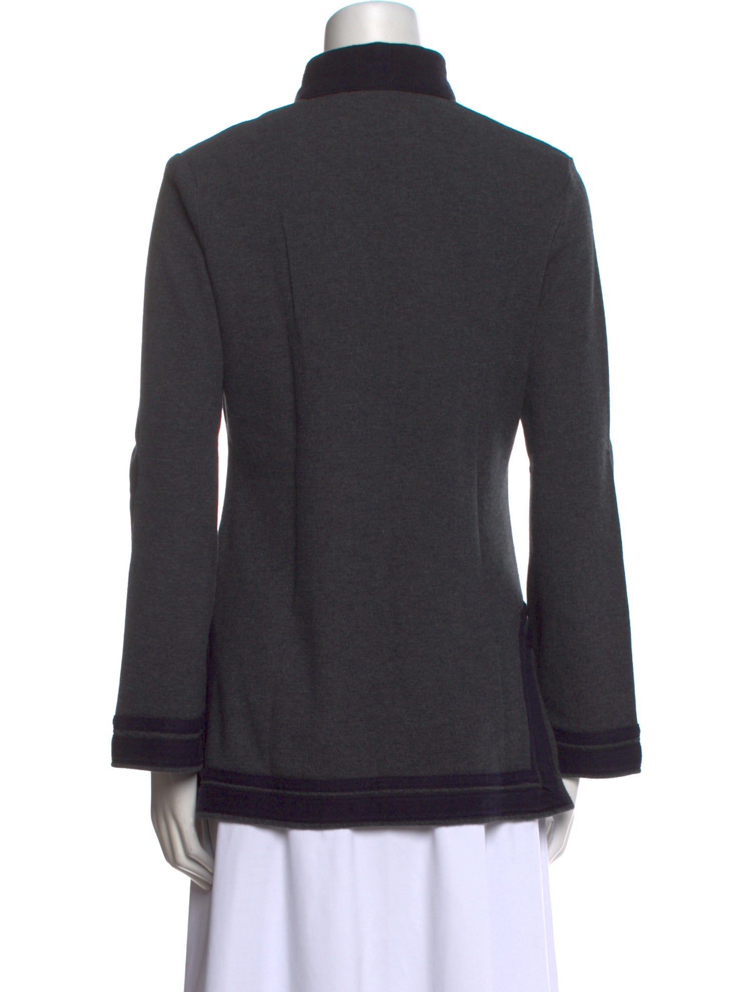 Tory Burch V-Neck Long Sleeve Sweatshirt