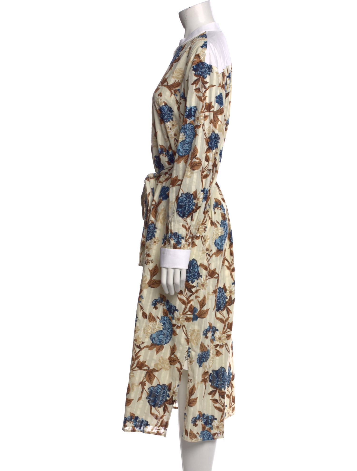 Tory Burch Floral Print Long Dress w/ Tags
