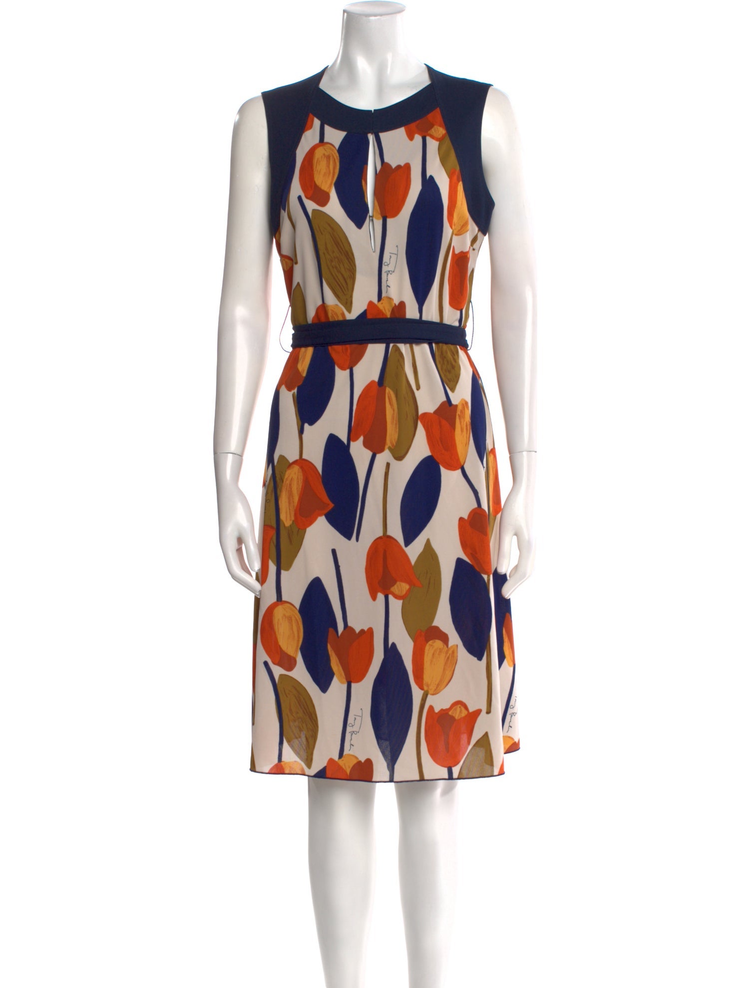 Tory Burch Printed Knee-Length Dress